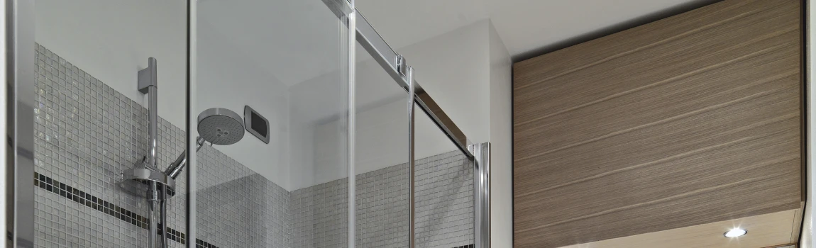 Frosted Glass Shower Doors in Pinewood, FL